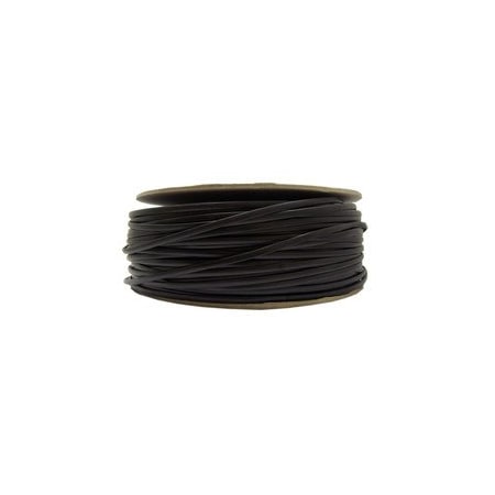 Cable Wholesale Bulk Flat Phone Cord, Black, 26/4 (26 AWG 4 Conductor), Spool, 1000 foot 8604-1000FBK